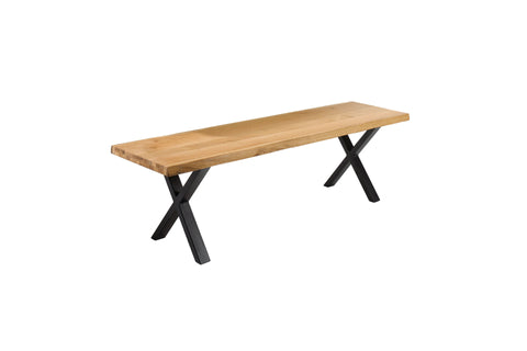 Wood Bench "Elfo" in Oak - 63"